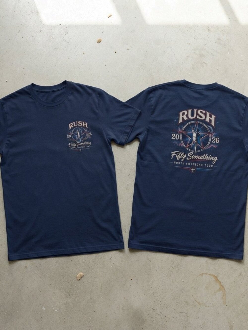 Rush Fifty Something North American Tour 2026 Graphic T-Shirt